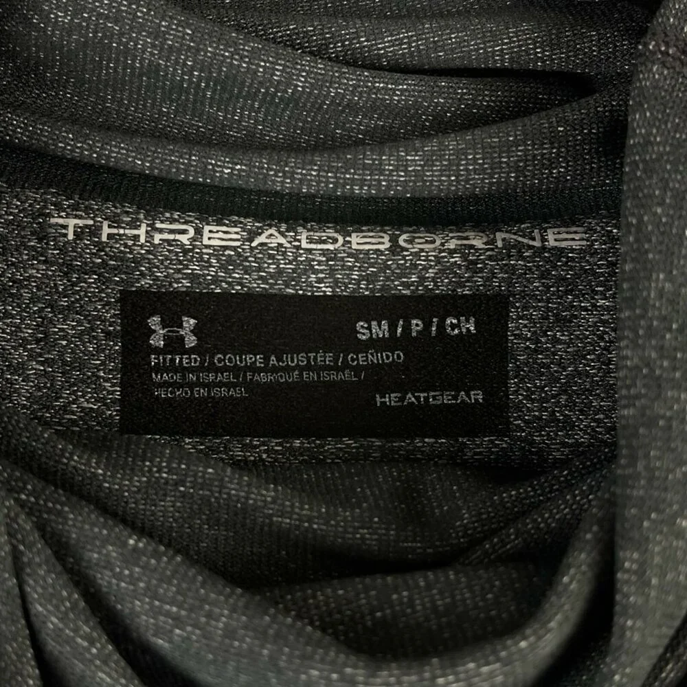 Under Armour Sweatshirt Women's Size S Threadborne HeatGear Hoodie Athletic Gray - Picture 2 of 8